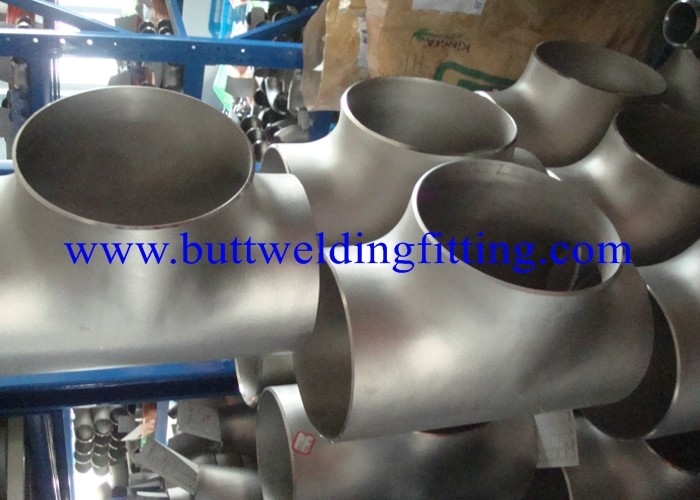 A403 WP 304 316 Stainless Steel Butt Weld Fittings Equal Tee Pipe Fitting