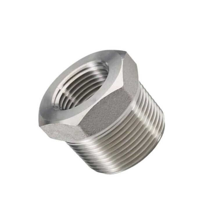 3000LB Forged High Pressure Stainless Steel 316 Threaded pipe fittings Bushing NPT Forged Fittings