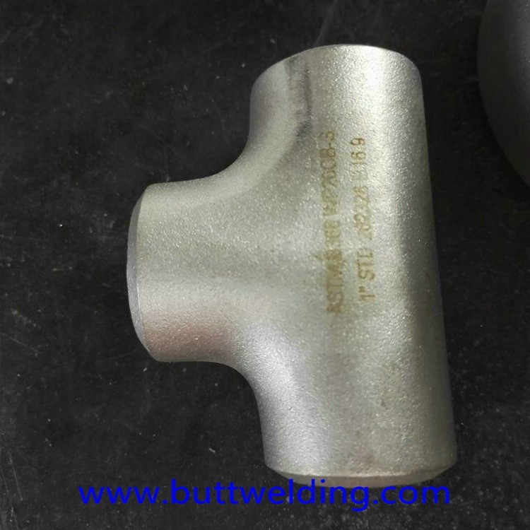 JIN Sch40 4inch 90/10 Stainless Steel Tee Copper Nickel Equal Tee Tube Galvanized Pipe Fittings