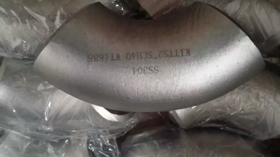SUS304 90 Degree Long Radius Elbow ASTM Stainless Steel Butt Weld Fitting