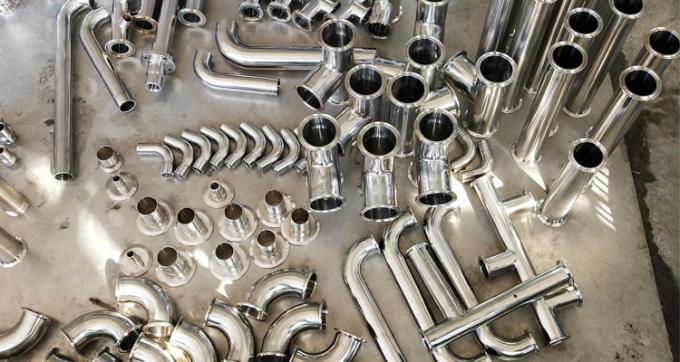 последние новости компании о Струбцина SS304 изготовителя санитарная tri/сваренный баттом концентрический редуктор/эксцентричный штуцер трубы редуктора  4