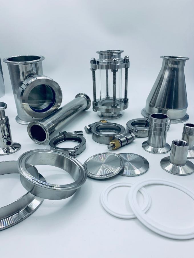 Санитарный 4 дюйма 6 дюймов 8 дюймов штуцеры Три-клевера струбцины 10 дюймов Tri для дистилляторов 1