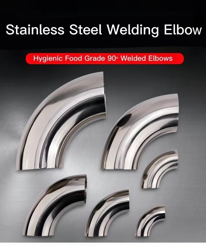 Металлическая фиксация 90 градусов Черная краска Бесшовная нержавеющая сталь локоть задница нержавеющая сварная локоть длинный локоть хорошее качество 3