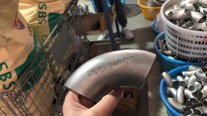 CuNi 90/10 Краткий радиус локтя 45 Краткий радиус локтя EHN 9603/600s 5,5 мм 5 мм DN 600 CuNi10Fe1,6 Mn 0