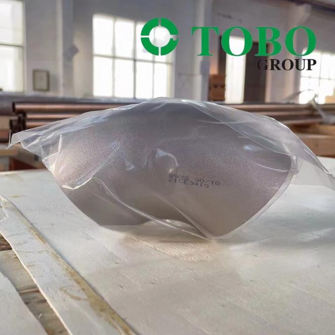 CuNi 90/10 Краткий радиус локтя 45 Краткий радиус локтя EHN 9603/600s 5,5 мм 5 мм DN 600 CuNi10Fe1,6 Mn 3