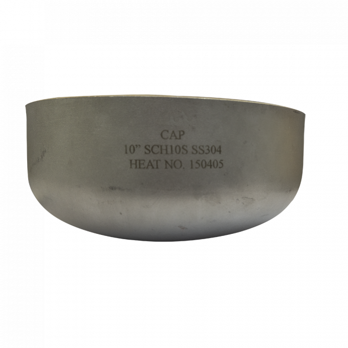 304 Нержавеющая сталь Овальная крышка трубы Санитарный класс Внутреннее и наружное зеркало Полированная сварная крышка трубы Яркая нержавеющая сталь 0