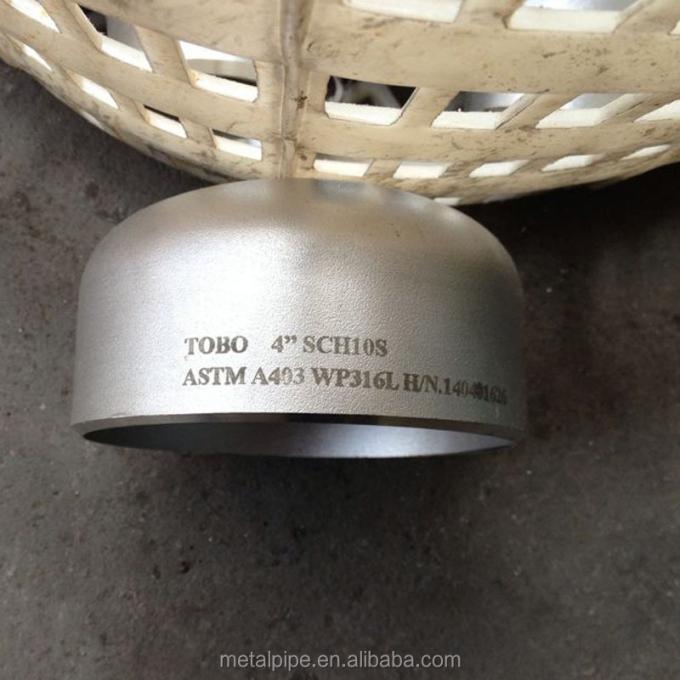 304 Нержавеющая сталь Овальная крышка трубы Санитарный класс Внутреннее и наружное зеркало Полированная сварная крышка трубы Яркая нержавеющая сталь 2