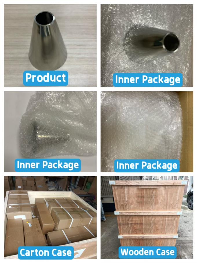 Нержавеющая сталь 6*3 NPS Задние сварные фитинги Эксцентрический редуктор WP316LN 3