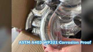 ASTM A403 WP321 Обратный изгиб на 180 градусов, соответствует требованиям NACE
