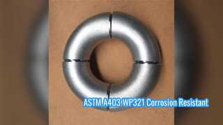 ASTM A403 WP321 Обратный изгиб на 180 градусов, соответствует требованиям NACE