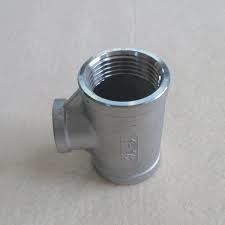 TH Reducing Tee Threaded Fitting Forged Pipe Fitting NPS 1/8" - NPS 4" ASTM A182 F304/F304L, F316/F316LASTM A105ASME B16.11