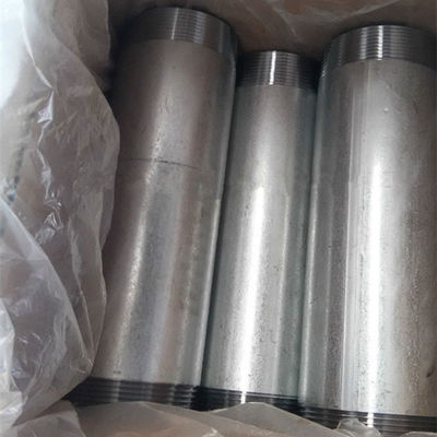 ASTM A213 / A213M T2 Alloy Steel Pipe Fitting / Double Thread Pipe Nipple