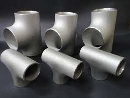 CUNI 90/10 Butt-welding Equal Tee Copper Nickel Pipe Fittings DIN/ASME C70600