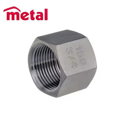 THD Hex Cap Threaded Fitting Forged Pipe Fitting NPS 1/8" -NPS 4"  ASTM A105 ASTM A182 F304/F304L, F316 ASME B16.11ASTM A105/A182/A350