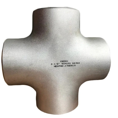 304/3016 Butt Welding 4-Way Cross Stainless Steel Pipe Fitting