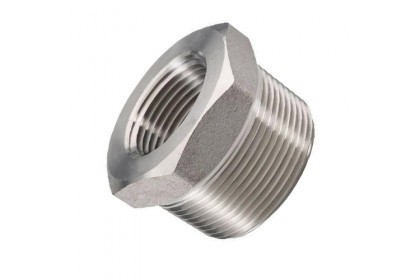 Stainless Steel 304  Bushing Threaded Forged Pipe Fittings Reducer  Bushing Steel For Industry