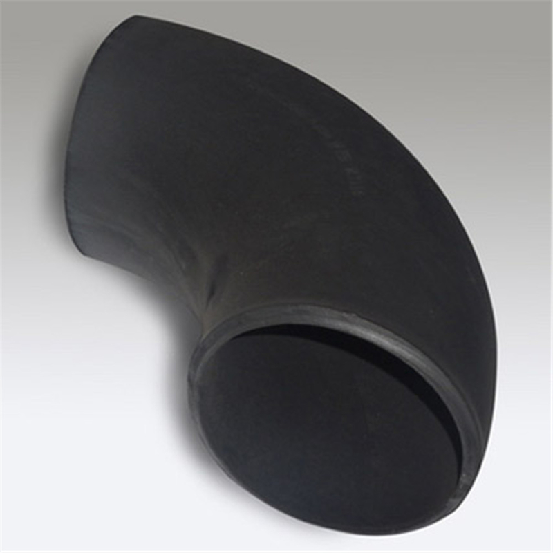 1/2" to 72" ANSI B16.9 A234 WPB Elbow 90 Degree L/R Black Painted Butt-Welded Seamless Carbon Steel Pipe Fittings