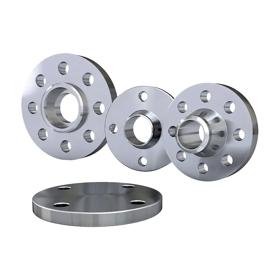 Stainless Steel Flanges Carbon Steel PN10/16 Welded Flange ASTM Forged Threaded Pipe Fittings Flange