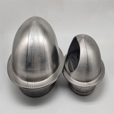 4 Inch Wall Covering Decoration Outside Ventilation Rain Dryer Vent Cover