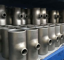 METAL Hastelloy C276 ASME B16.9 SCH40 Nickel Alloy Pipe Fittings Customize Tee