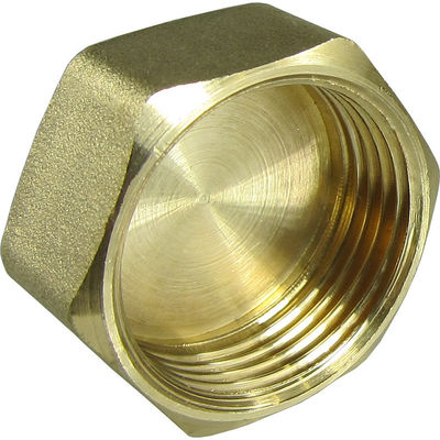 TOBO Copper 3/8" NPT Hex Head Cap for High Pressure Plumbing & Industrial Applications