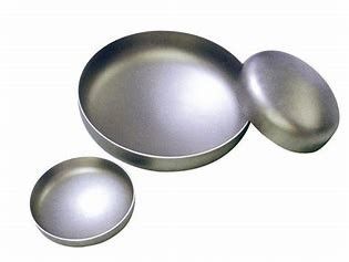 Round Stainless Steel Pipe Caps for Various Standards and Connections