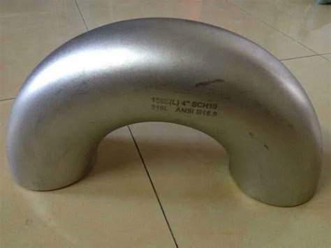Stainless Steel Ss304/316 Elbow 180° LR Elbow Butt Weld Elbow Pipe Fittings