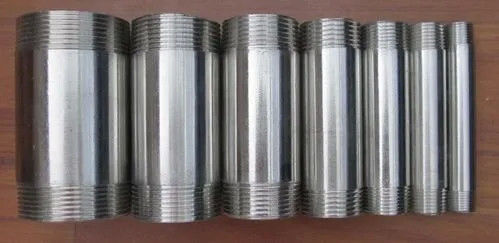 METAL 2205 Alloy Steel 3/4 Inch STD 80MM 100MM Length 3000# 6000# Forged Fittings Thread Pipe Nipple