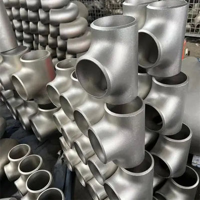 ASME B16.9 Равный тройник из нержавеющей стали 304/316L Бесшовный фитинг для стыковой сварки 1/2-24 дюйма