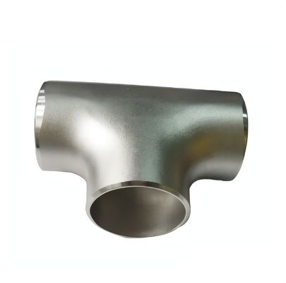 Stainless Steel SS316/SS304 Tee Butt Weld Fitting Equal Tee SCH STD Sanitary Pipe Fittings