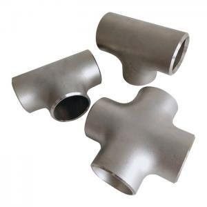 China Hot Stainless steel A403 Grade WP321H Straight Tee Equal Tee Threaded Tee Pipe Fittings