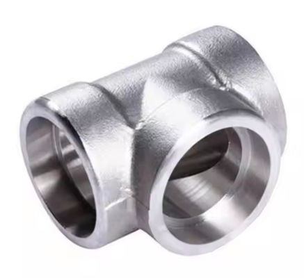 A234 WPB MSS SP-75 WPH Y-56 Seamless ASME B16.9 BW End Cushion Tee Target Tee  For Crude Oil Pipeline Transportation