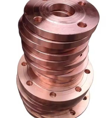 METAL Slip-On Flange Connector Copper and Nickel Flanges ASTM B466 UNS C70600 Size 10inch 150#-2500# Slip-On Flange Connector