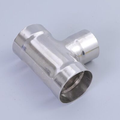 Stainless Steel Tee Pipe Fitting, Corrosion-Resistant 304/316L, Customized Sizes OEM