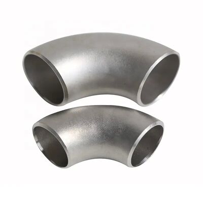 ASME B16.9 Бесшовные трубные фитинги из нержавеющей стали 90° LR Butt weld Elbow